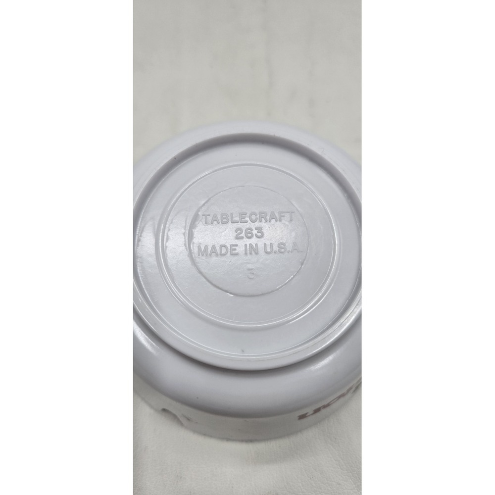 Winston Ashtray White With Red Gold Lettering - NASCAR Vintage Tobacciana - Picture 4 of 4